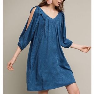 Anthro Holding Horses Leyton Cold Shoulder Dress
